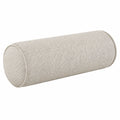 Cuscino cilindrico 20 x 50 cm in tessuto beige - supporto decorativo