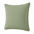 Cuscino decorativo 45 x 45 cm in tessuto verde salvia - morbido con bordino